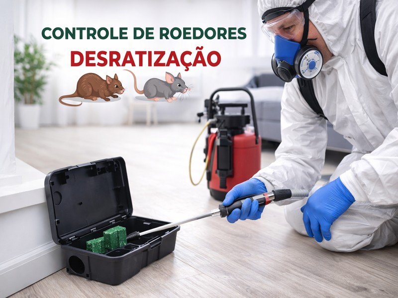 Controle de roedores e desratização em São José SC e Grande Florianópolis.