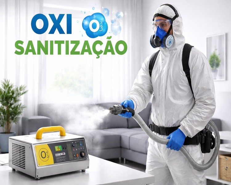 Serviço de oxi-sanitização em São José SC e Grande Florianópolis.